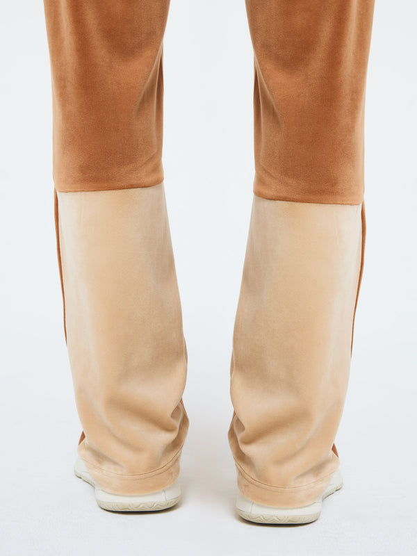Sergio Tacchini Lina Velour Track Pant- Candied Ginger