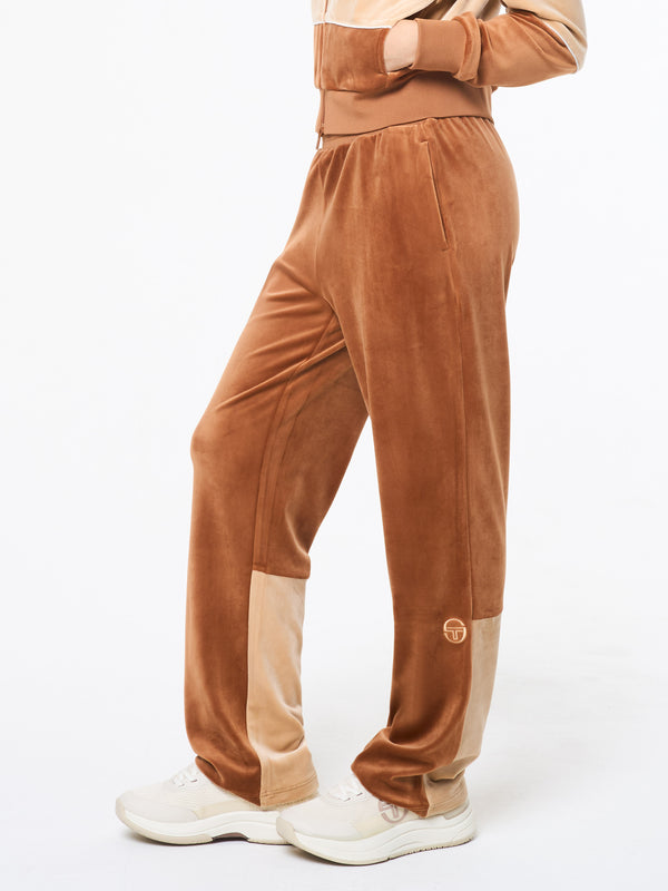 Sergio Tacchini Lina Velour Track Pant- Candied Ginger