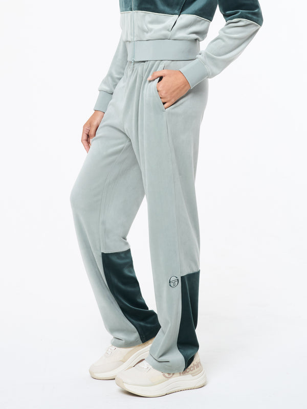 Sergio Tacchini Lina Velour Track Pant- Green Gables