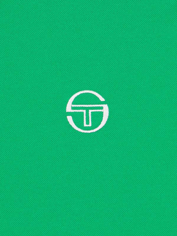 Sergio Tacchini Monte Carlo Graphic Polo Shirt- Green