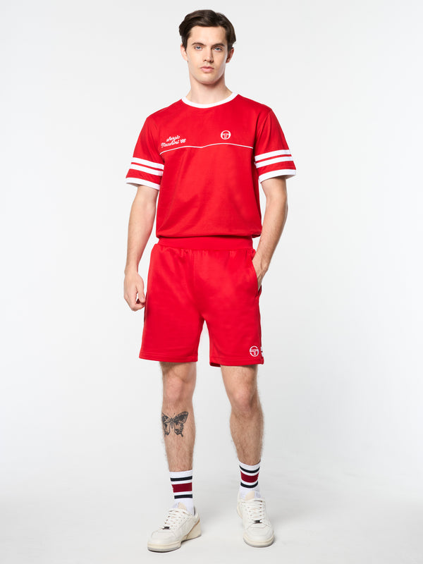 Sergio Tacchini New Orion Short- Adrenaline Rush/White