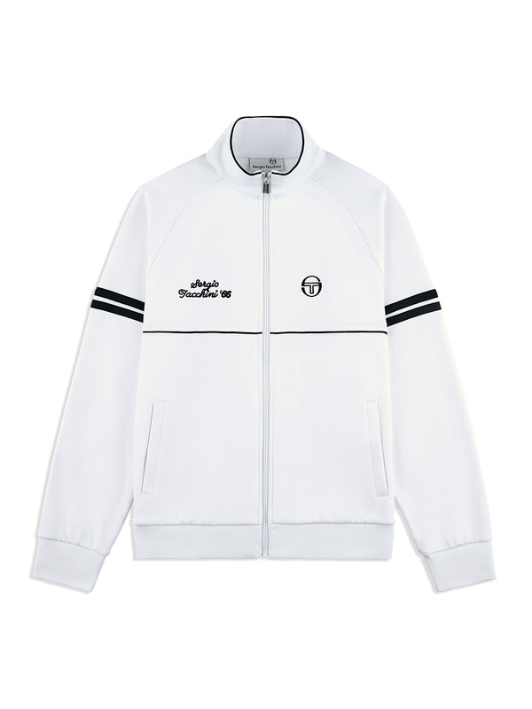 sergio tacchini Orion Davis Track Jacket- White/ Maritime Blue