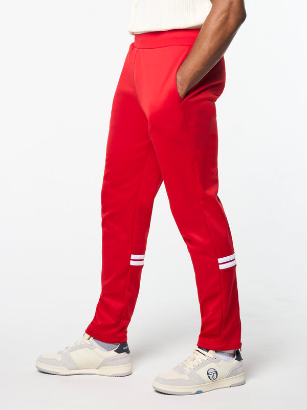 Sergio Tacchini Orion Track Pant- Adrenaline Rush/ White