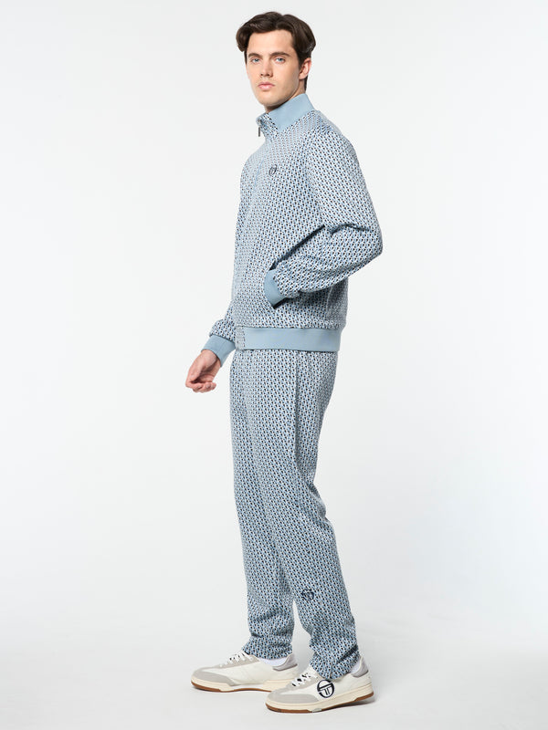 Sergio Tacchini Paolo Knit Track Jacket- Faded Denim