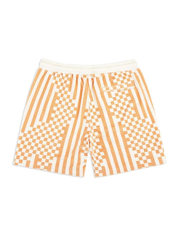 Sergio Tacchini Piastrella Terry Cabana Short- Canyon Sunset