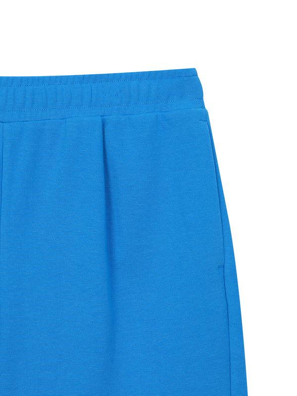 Sergio Tacchini Resort Waffle Pintuck Shorts- Dark Blue