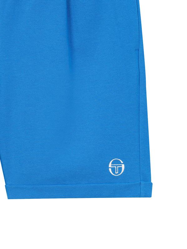 Sergio Tacchini Resort Waffle Pintuck Shorts- Dark Blue