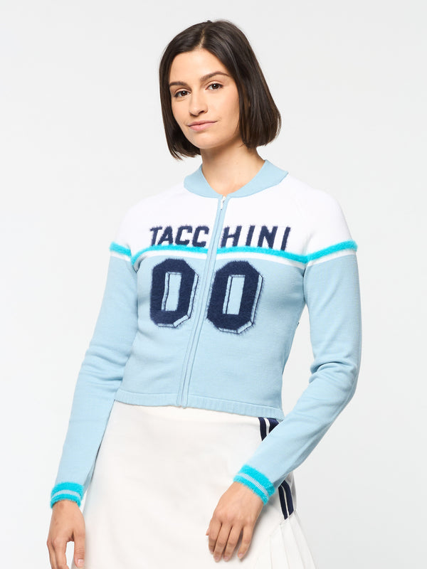 Sergio Tacchini Ruota Cycling Jersey- Celestial Blue