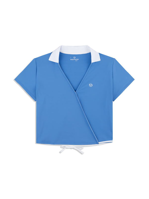 sergio tacchini Agata Wrap Polo- Ultramarine