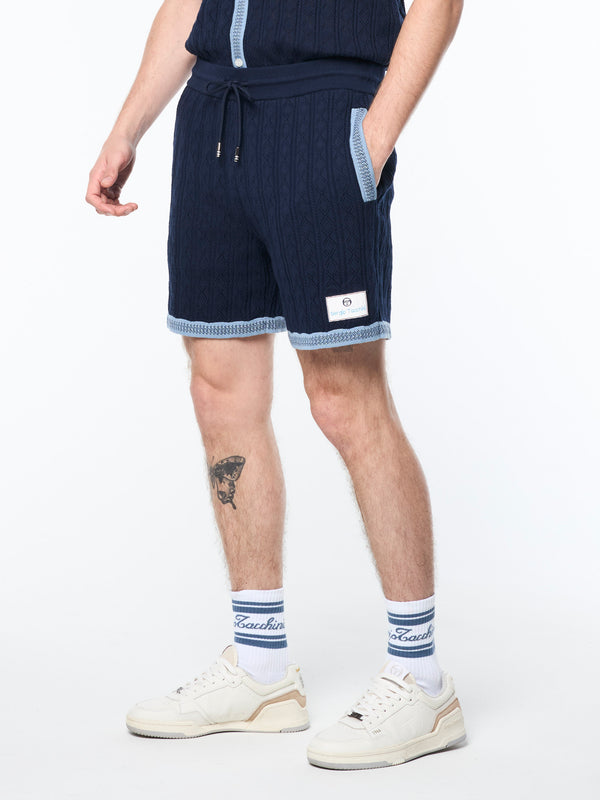 Sergio Tacchini Aldo Pointelle Short- Maritime Blue