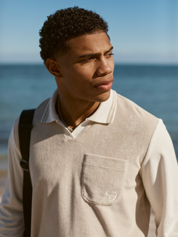 Sergio Tacchini Alvar Long Sleeve Polo- Fog