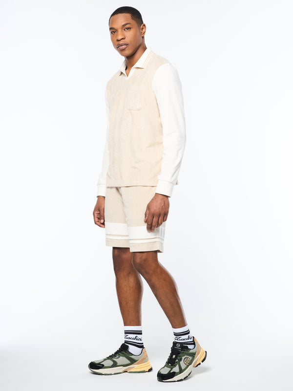 Sergio Tacchini Alvar Long Sleeve Polo- Fog