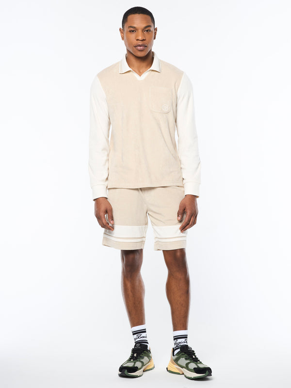 Sergio Tacchini Alvar Long Sleeve Polo- Fog