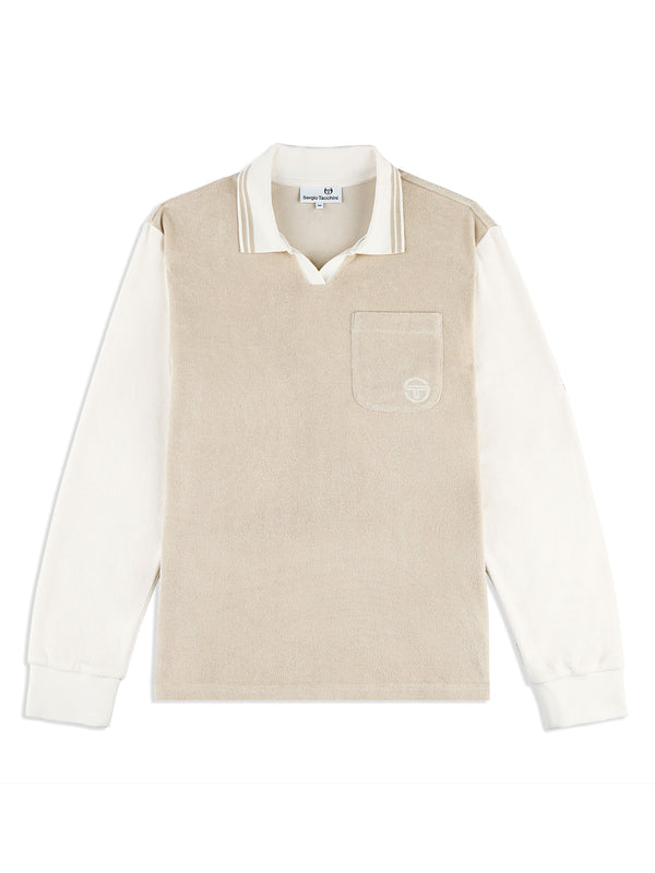sergio tacchini Alvar Long Sleeve Polo- Fog