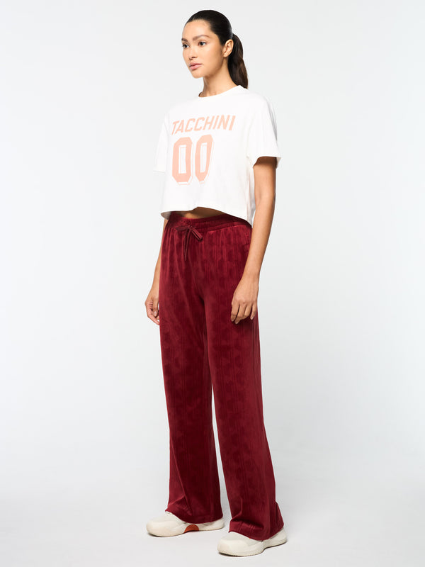 Sergio Tacchini Amore Crop T-Shirt- Gardenia
