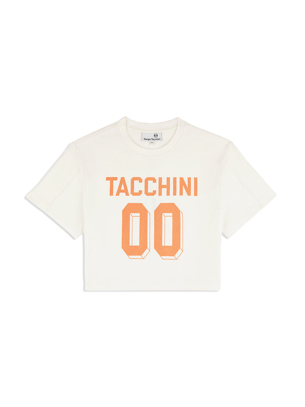 sergio tacchini Amore Crop T-Shirt- Gardenia