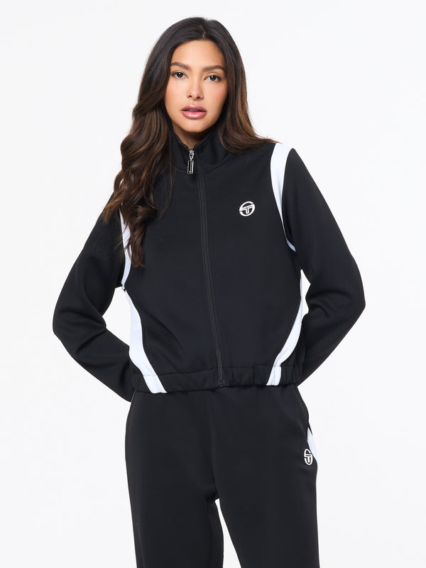 Sergio Tacchini Anna Track Jacket- Black Beauty