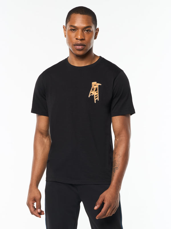 Sergio Tacchini Arbitro T-Shirt- Black Beauty