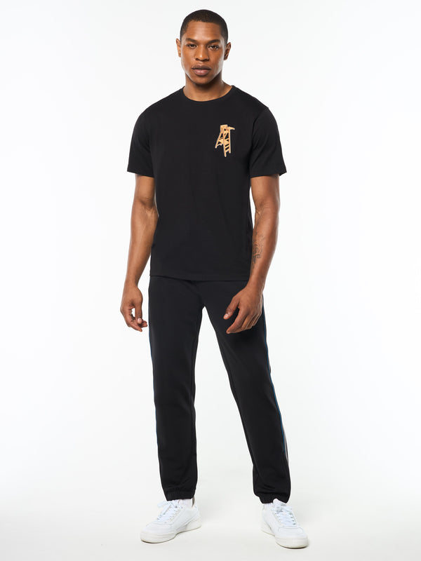Sergio Tacchini Arbitro T-Shirt- Black Beauty