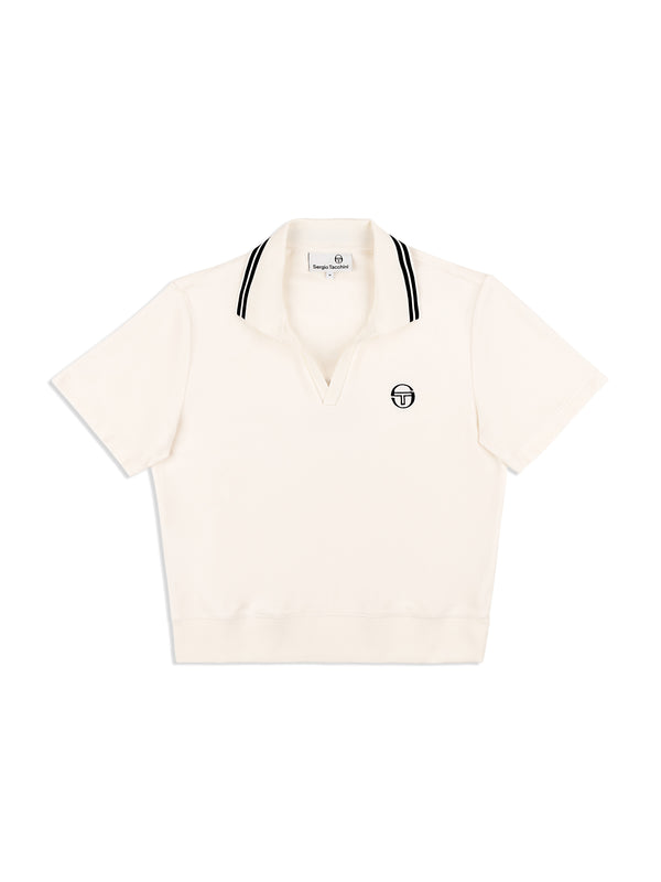 sergio tacchini Atri Velour Polo- Gardenia