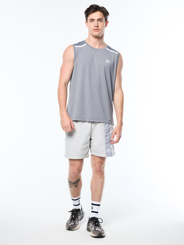Sergio Tacchini Attivo Damarindo Tank- Quiet Gray