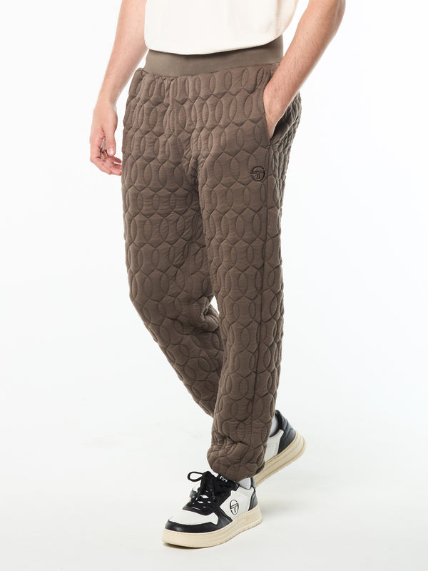 Sergio Tacchini Aversa Quilted Sweatpant- Morel
