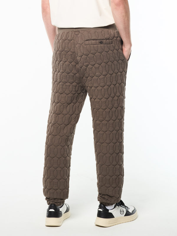 Sergio Tacchini Aversa Quilted Sweatpant- Morel