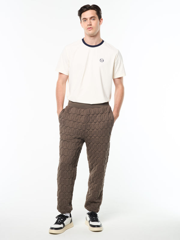 Sergio Tacchini Aversa Quilted Sweatpant- Morel