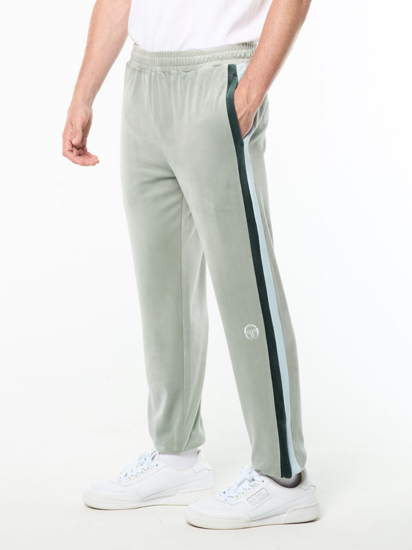 Sergio Tacchini Banda Velour Track Pant- Slate Gray
