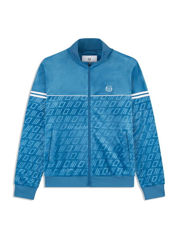 sergio tacchini Bandiera Track Jacket- Mykonos Blue