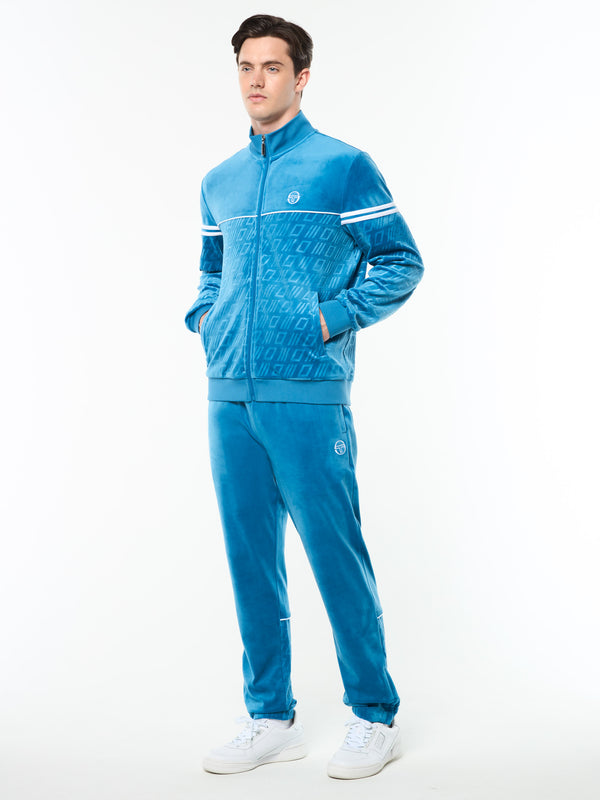 Sergio Tacchini Bandiera Track Jacket- Mykonos Blue
