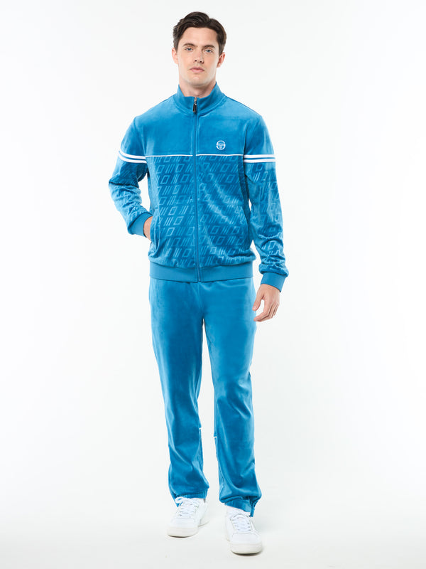 Sergio Tacchini Bandiera Track Jacket- Mykonos Blue