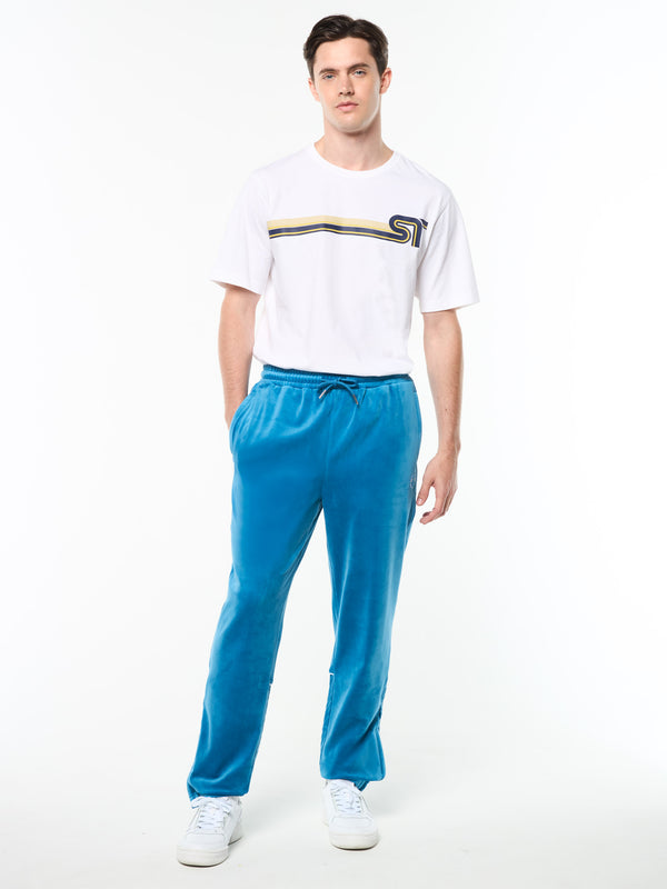 Sergio Tacchini Bandiera Track Pant- Mykonos Blue