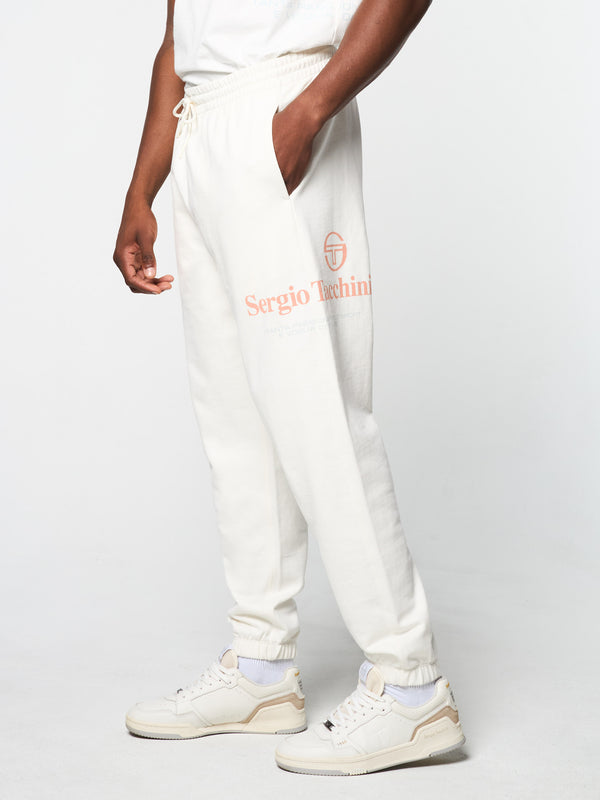 Sergio Tacchini Bari Graphic Sweatpant- Gardenia