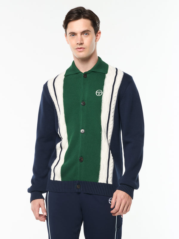 sergio tacchini Bruni Knit Cardigan- Maritime Blue