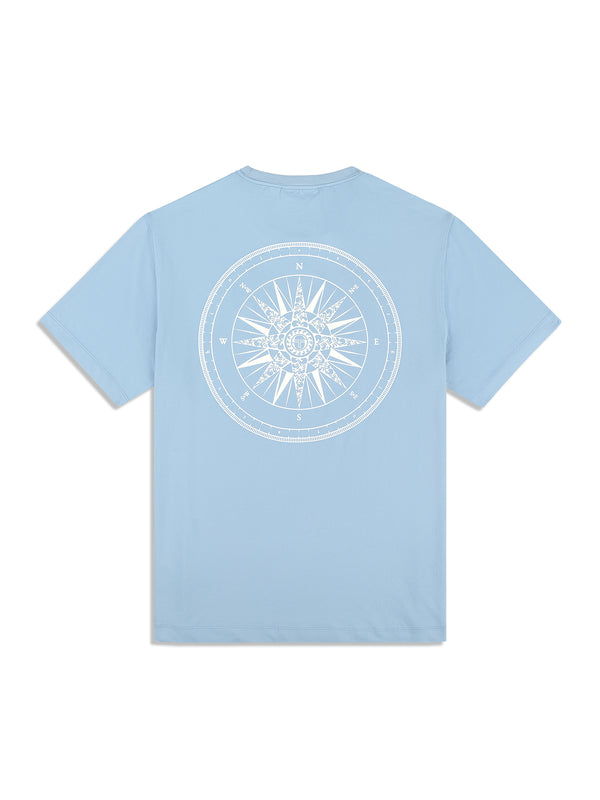 Sergio Tacchini Bussola T-Shirt- Faded Denim