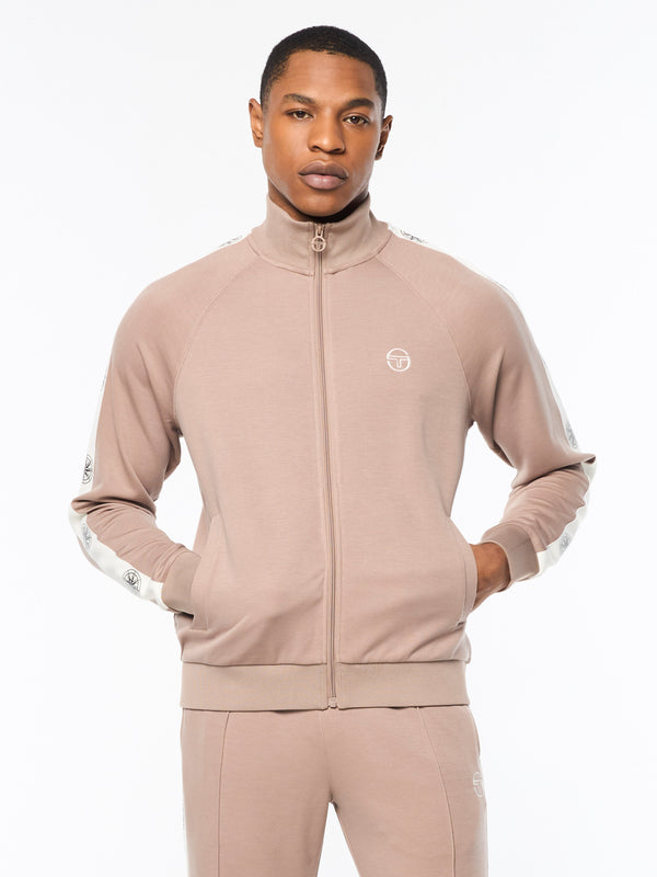 Sergio Tacchini Bussola Track Jacket- Taupe Grey