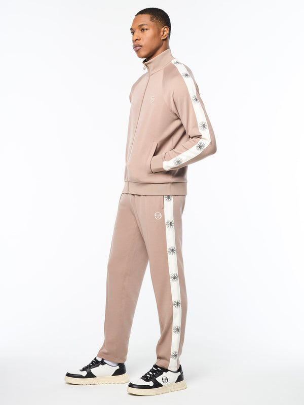 Sergio Tacchini Bussola Track Jacket- Taupe Grey
