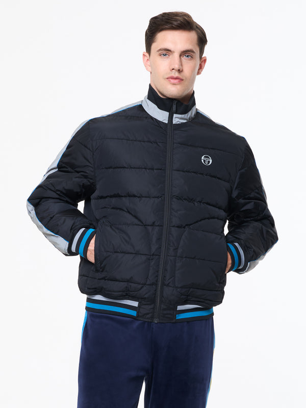Sergio Tacchini Caldo Puffer Jacket- Black Beauty