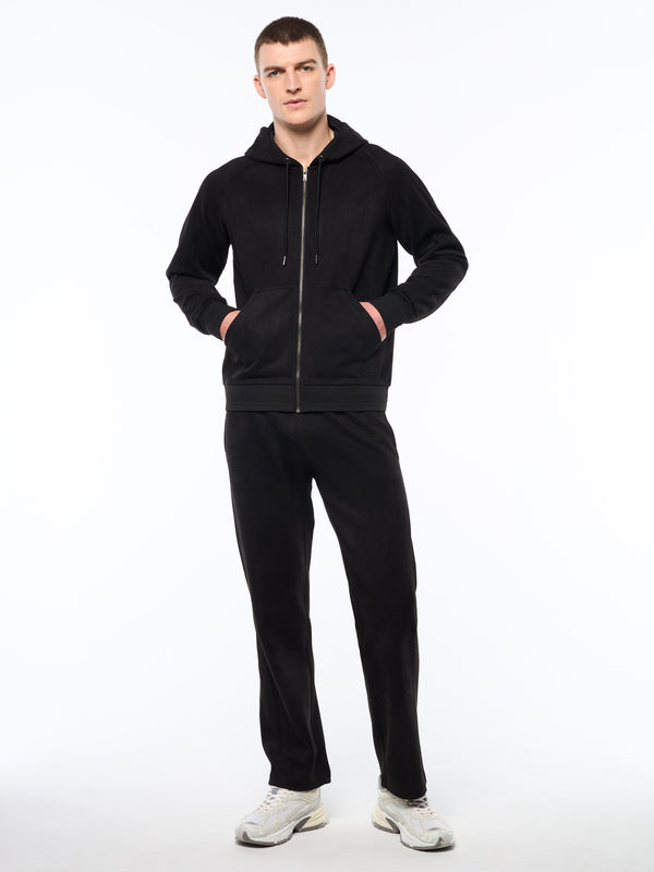 Sergio Tacchini Camoscio Hoodie- Black Beauty