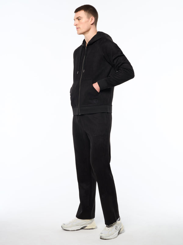 Sergio Tacchini Camoscio Hoodie- Black Beauty