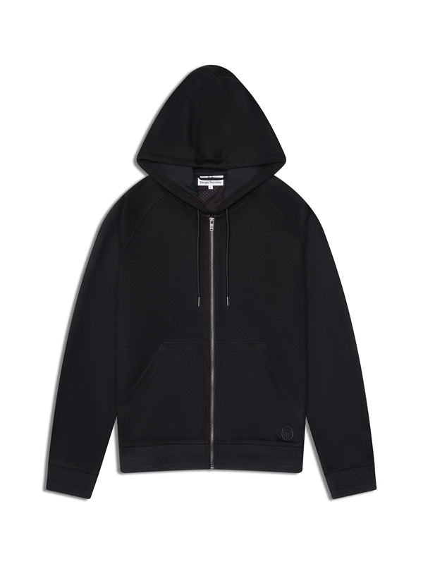 sergio tacchini Camoscio Hoodie- Black Beauty