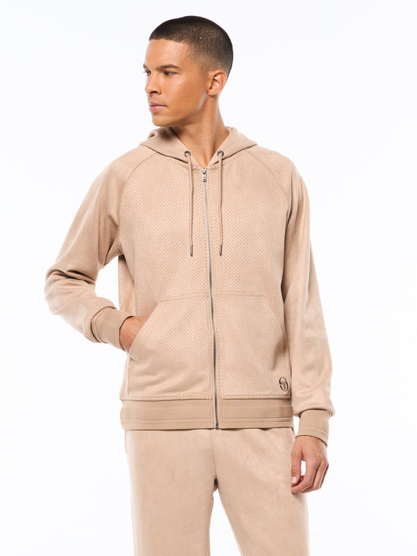 sergio Tacchini Camoscio Hoodie- Humus