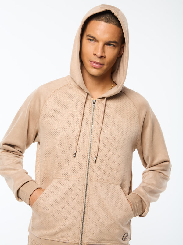 sergio Tacchini Camoscio Hoodie- Humus