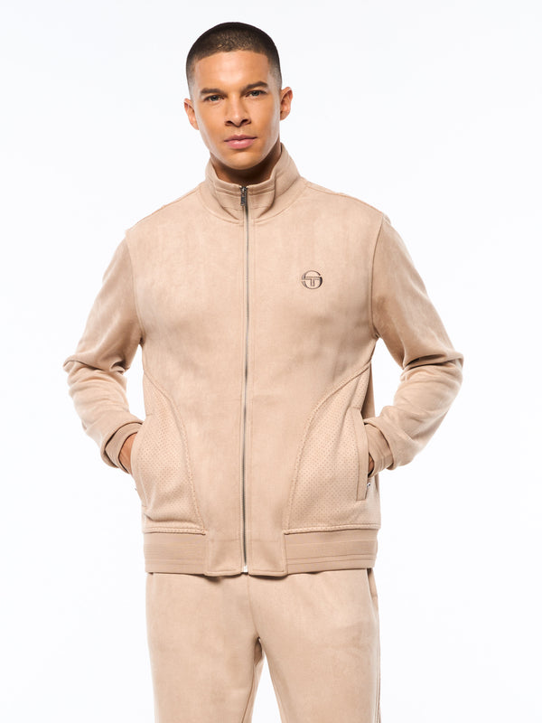 Sergio Tacchini Camoscio Track Jacket- Humus