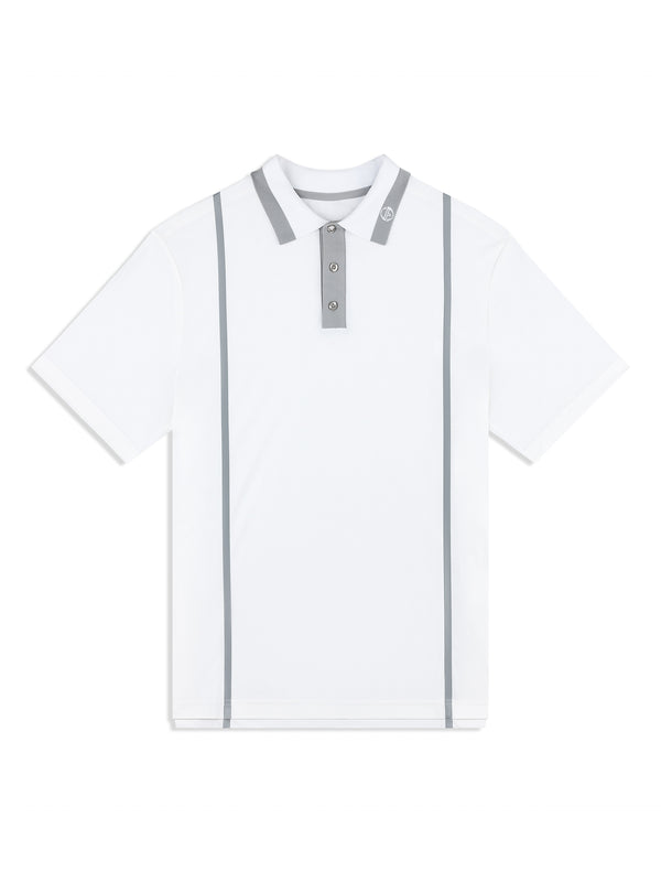 sergio tacchini Campo Court Polo- Brilliant White