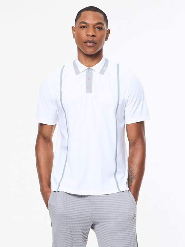 Sergio Tacchini Campo Court Polo- Brilliant White