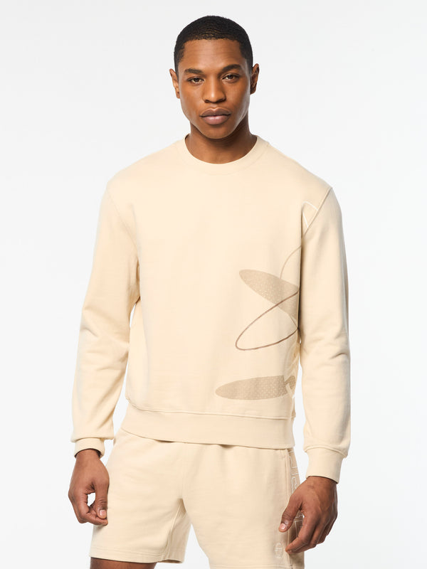 Sergio Tacchini Ciro Crewneck Sweatshirt- Fog