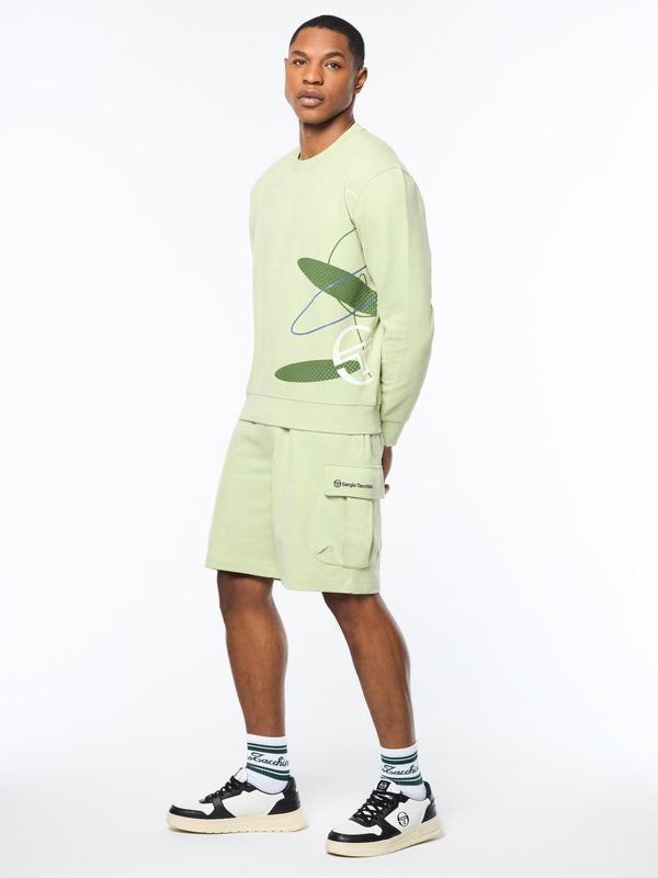 Sergio Tacchini Ciro Crewneck Sweatshirt- Reseda