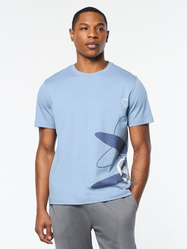 Sergio Tacchini Ciro T-Shirt- Fade Denim